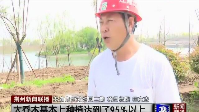 洪湖建设“城市阳台”,江滩公园大扩容