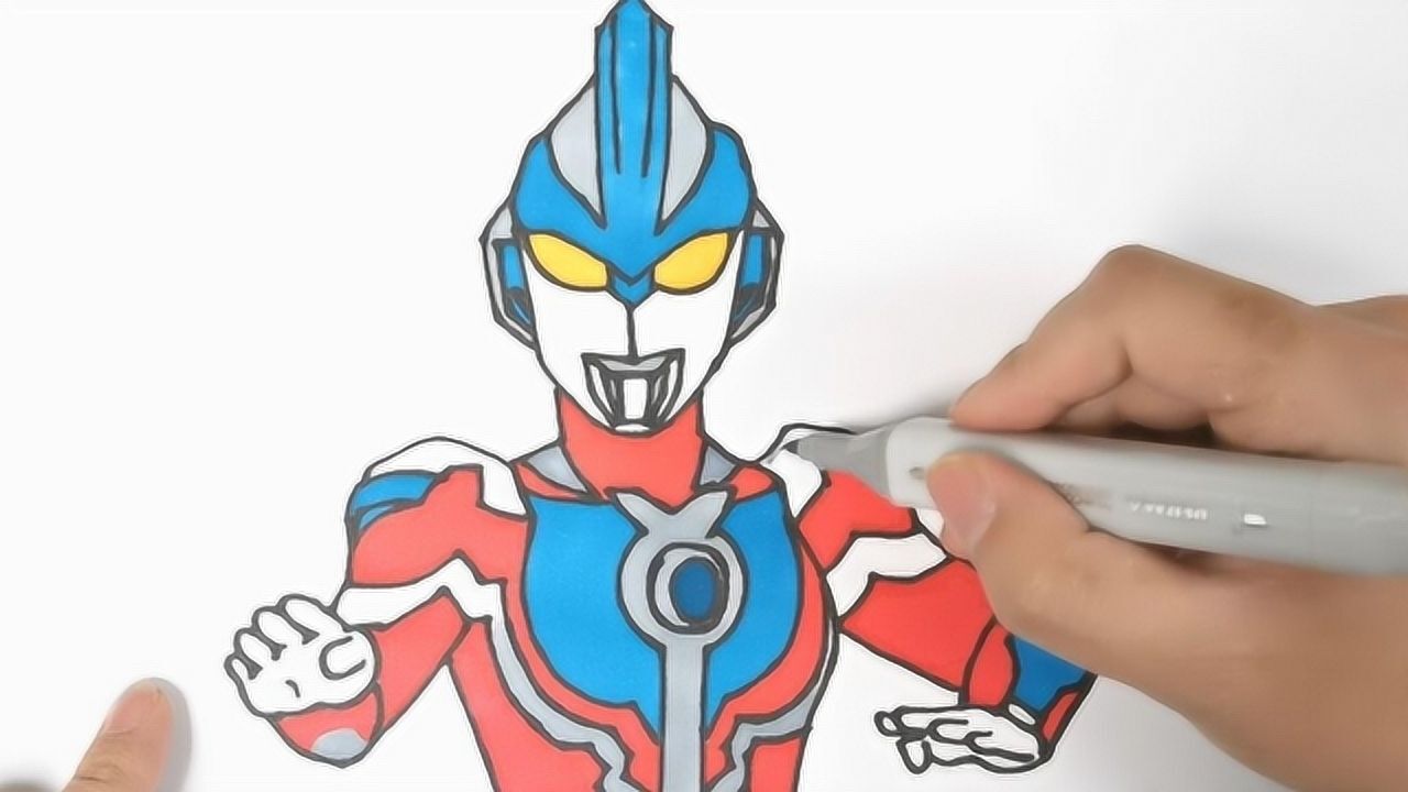 教你画银河奥特曼来自未来的奥特战士奥特曼简笔画大全