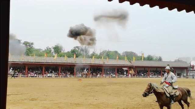 梦回大宋之古都汴梁演武场马术炮术训练