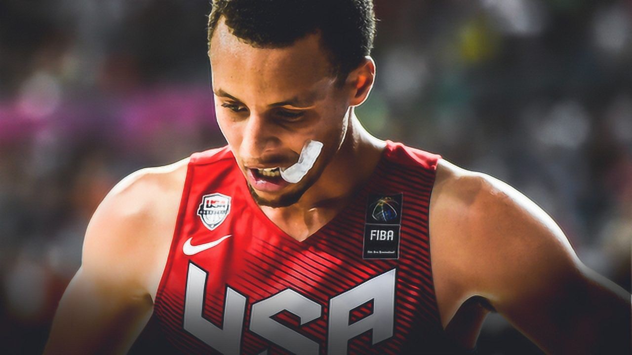 库里美国梦之队高光集锦 快攻反击双手怒扣风骚背传助飞哈登