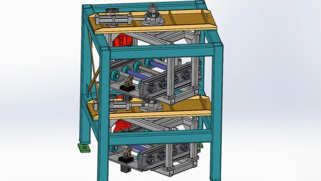 单向线体旋转机构的设计阻挡气缸与拉杆气缸的定位及安装
