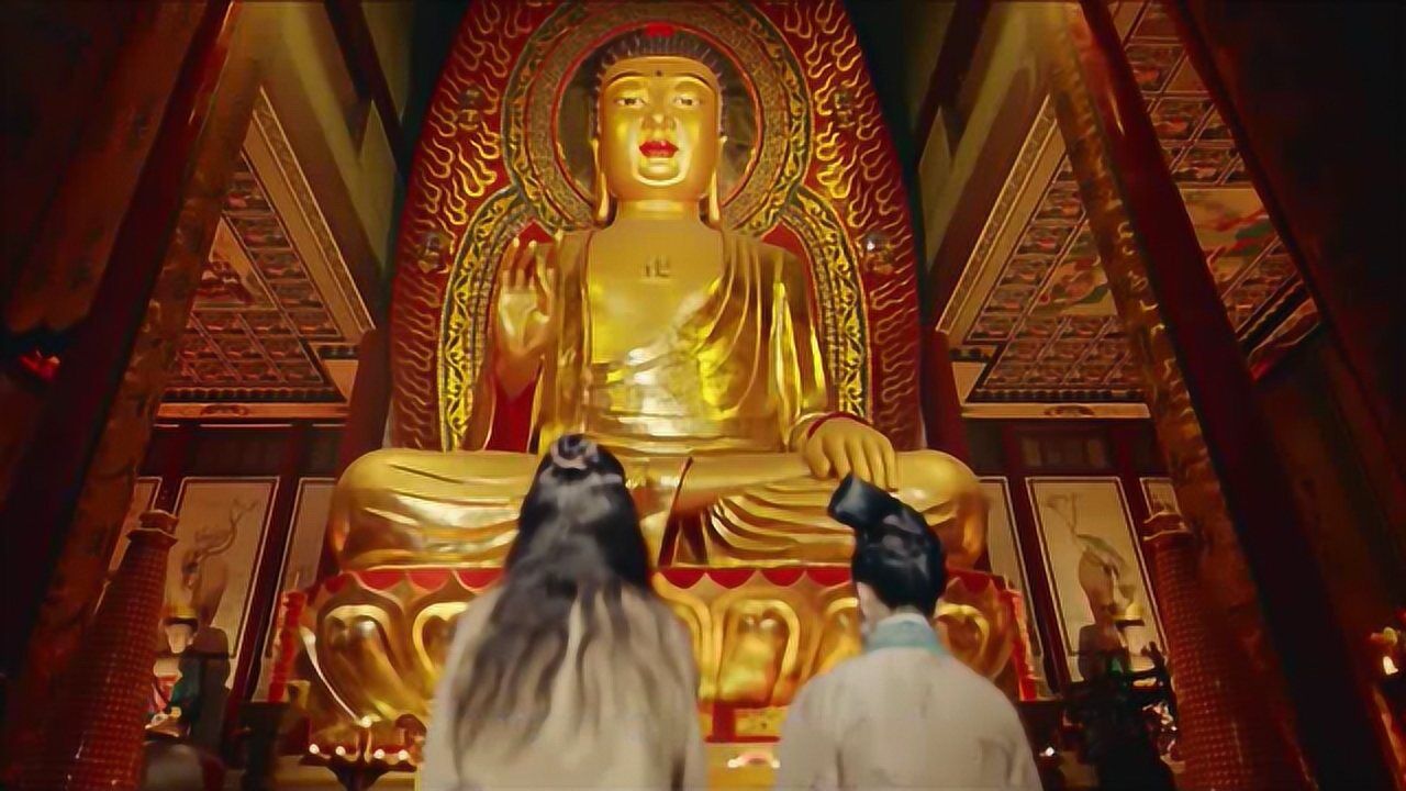 夫妻去寺院拜佛求子,怎料佛像开口说话了,这下两人可开心了