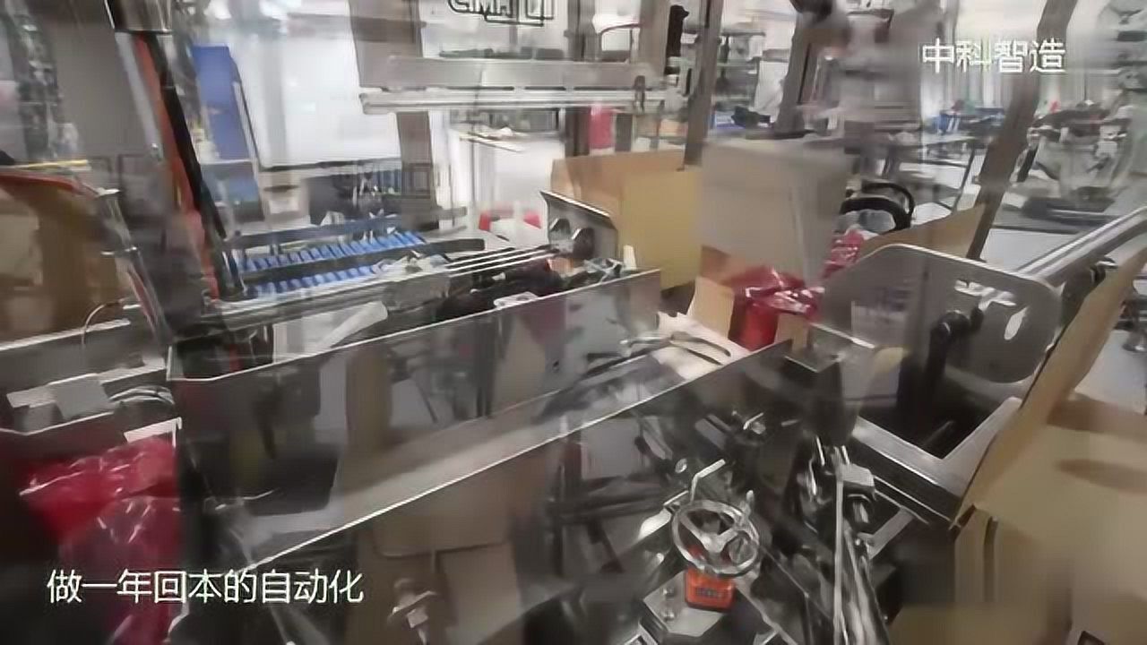 肉类食品完成全自动装箱包装，食品行业经典应用！_高清