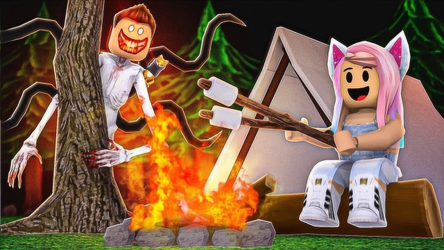 小格解说 roblox 露营故事模拟器7:可怕森林怪物!
