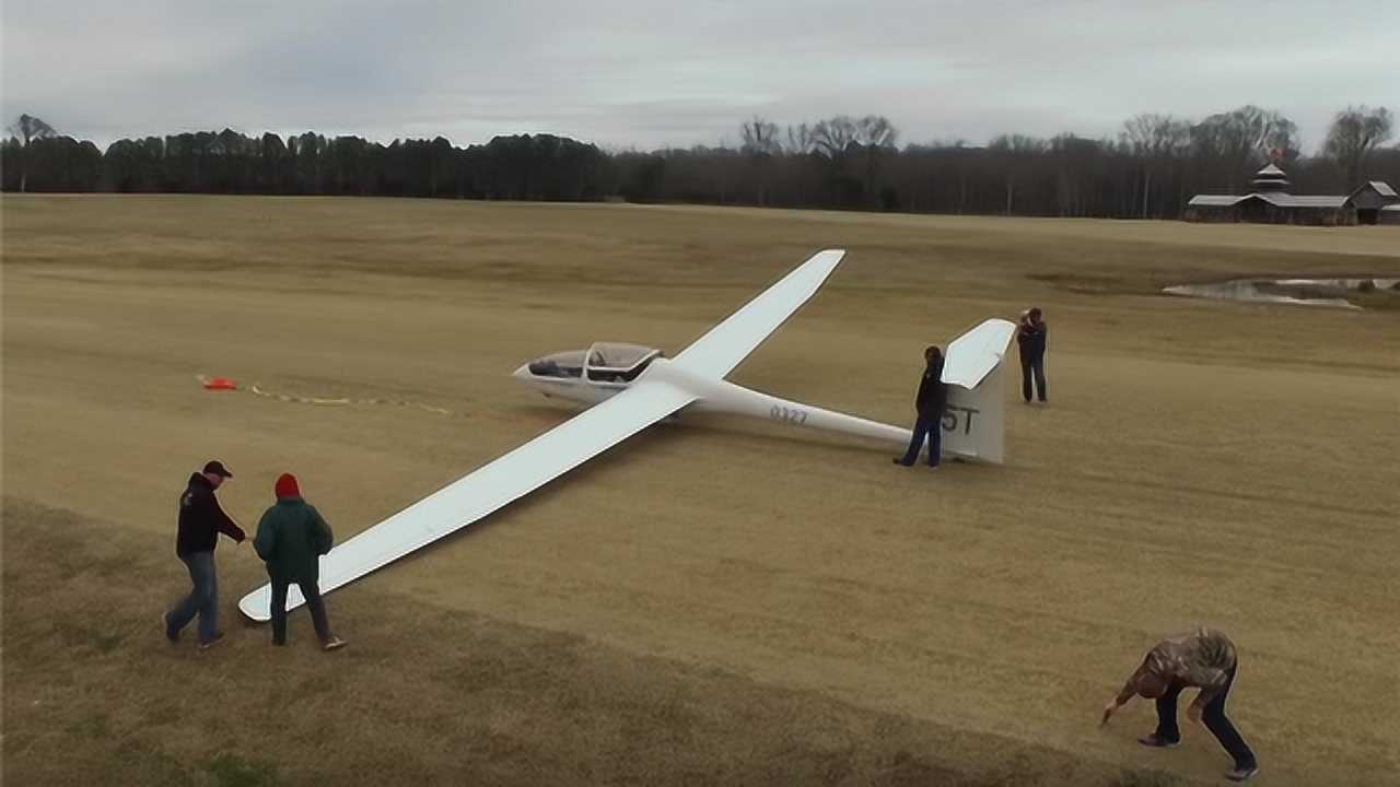 世界最大的无动力滑翔飞机起飞方式才是真的牛长见识了