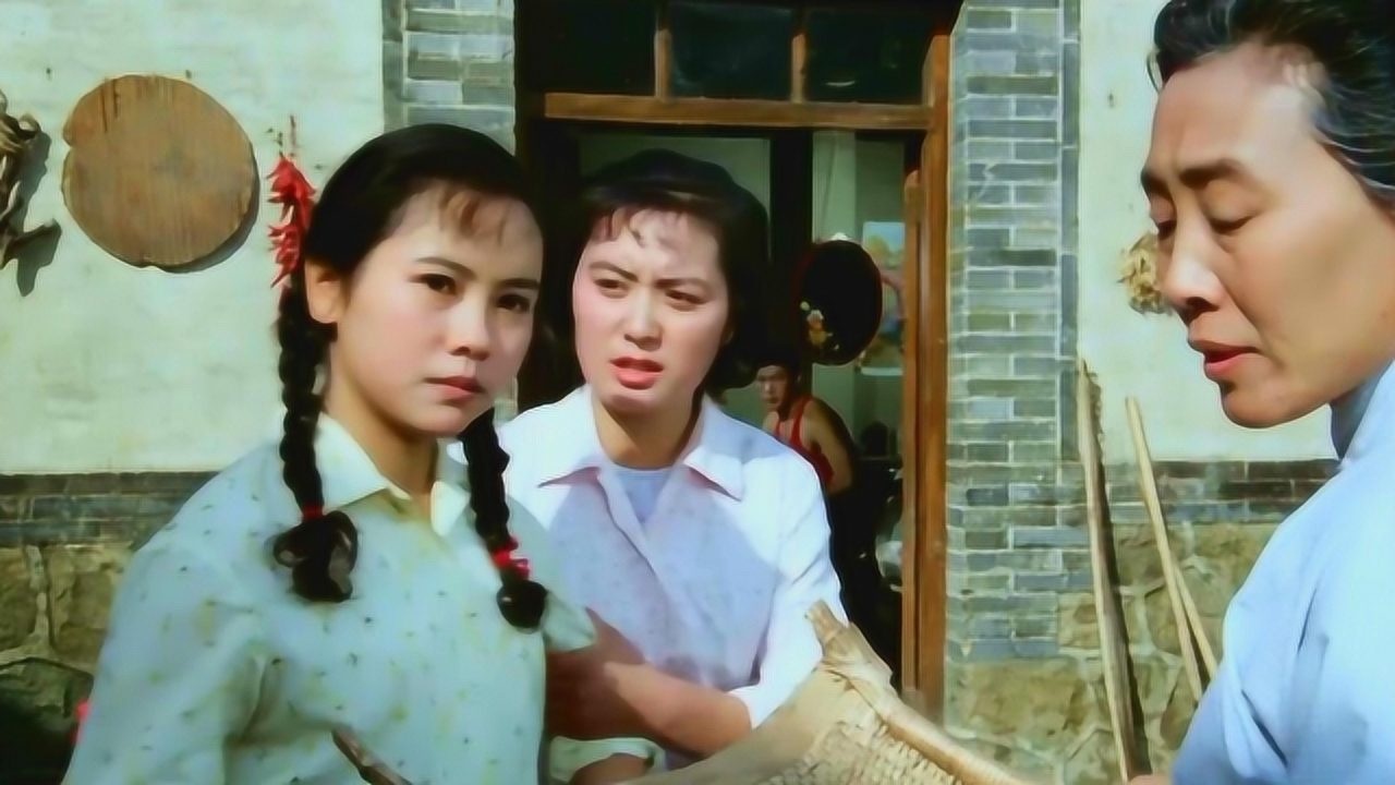 81年乡村电影《喜盈门》热闹的农家小院