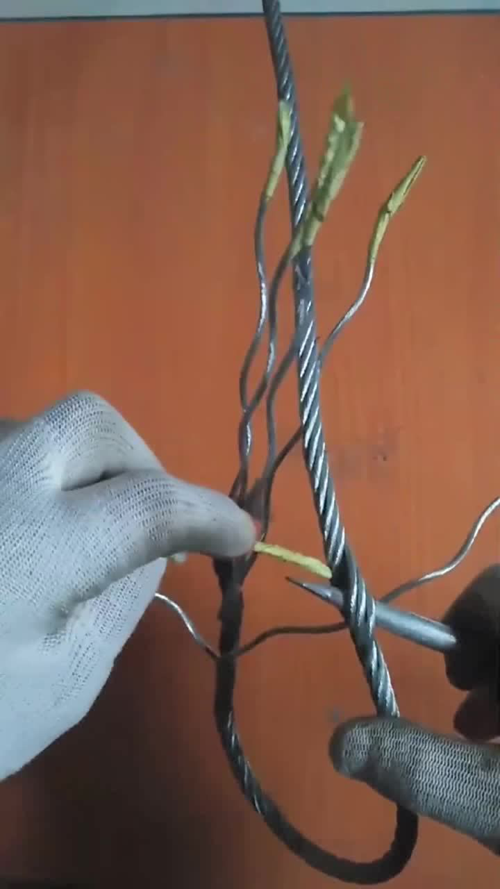 钢丝绳插接小技巧老师傅教你一招如何插接钢丝绳