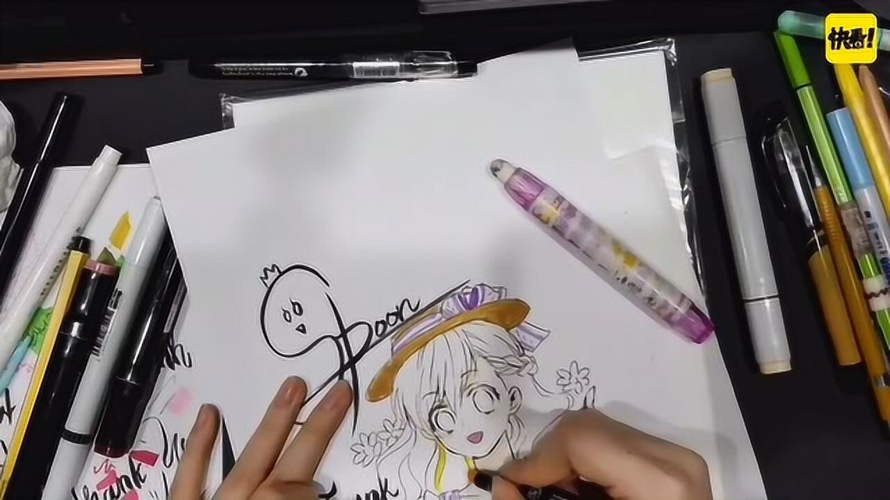 某天成为公主画师spoon老师绘图视频