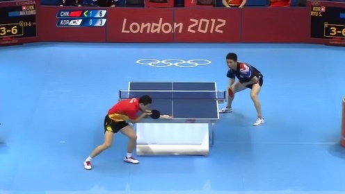经典回放 2012伦敦奥运乒乓男团决赛第一场 马龙VS柳承敏