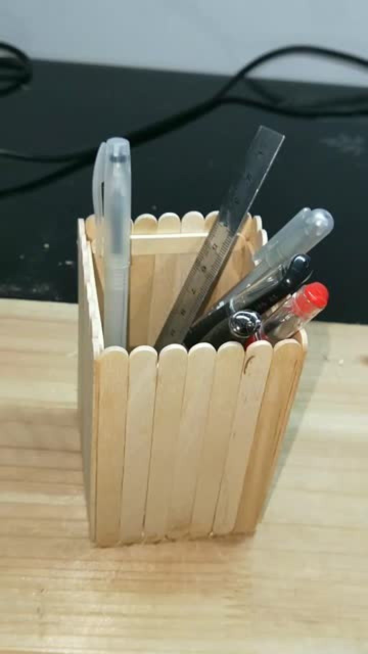 在家就能做的微手工-DIY笔筒_腾讯视频