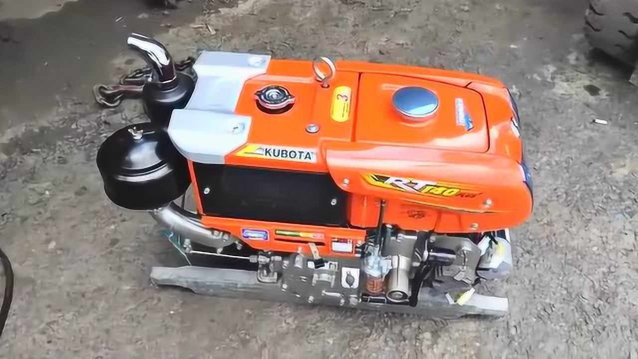 日本久保田柴油机,这声音跟国产的真的不一样,技术先进啊!