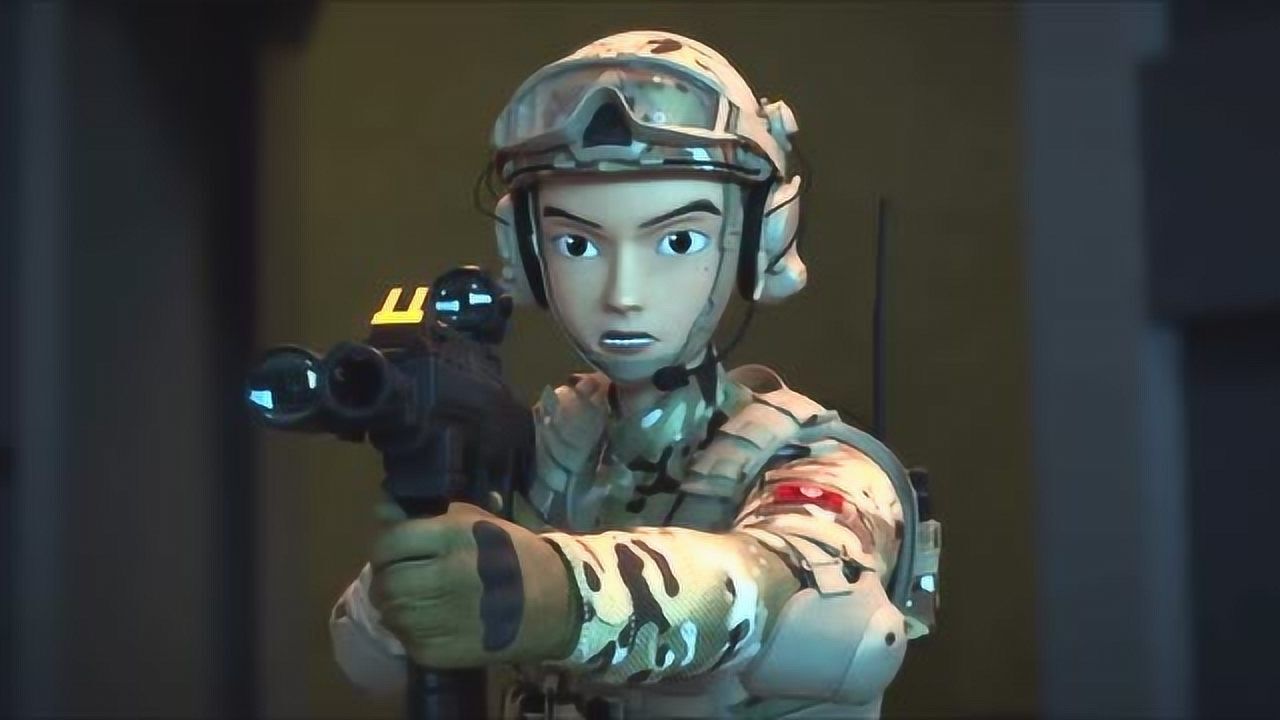 士兵顺溜:顺溜的枪法很准,一枪就打中头目的身影,好酷呀