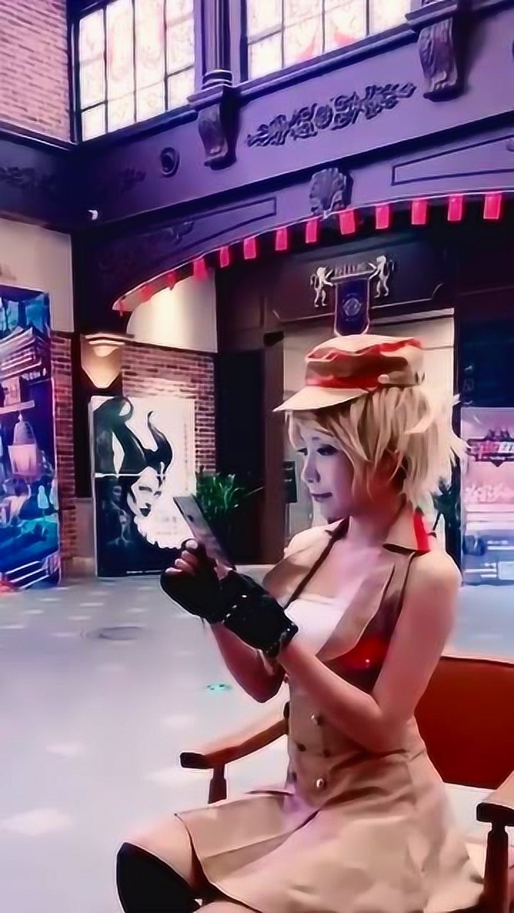 穿越火线灵狐者cos:放大的美腿,是真的好看