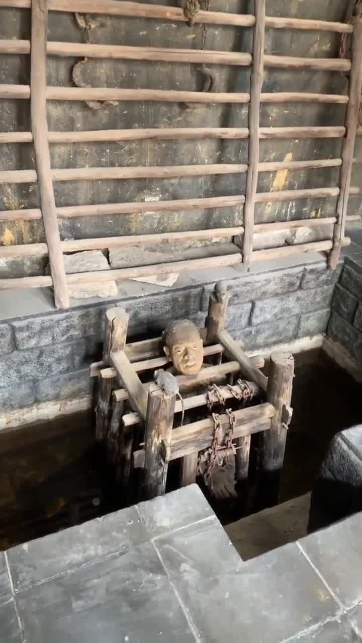 古代极其残忍的酷刑—水牢,看着可比电视上残忍啊