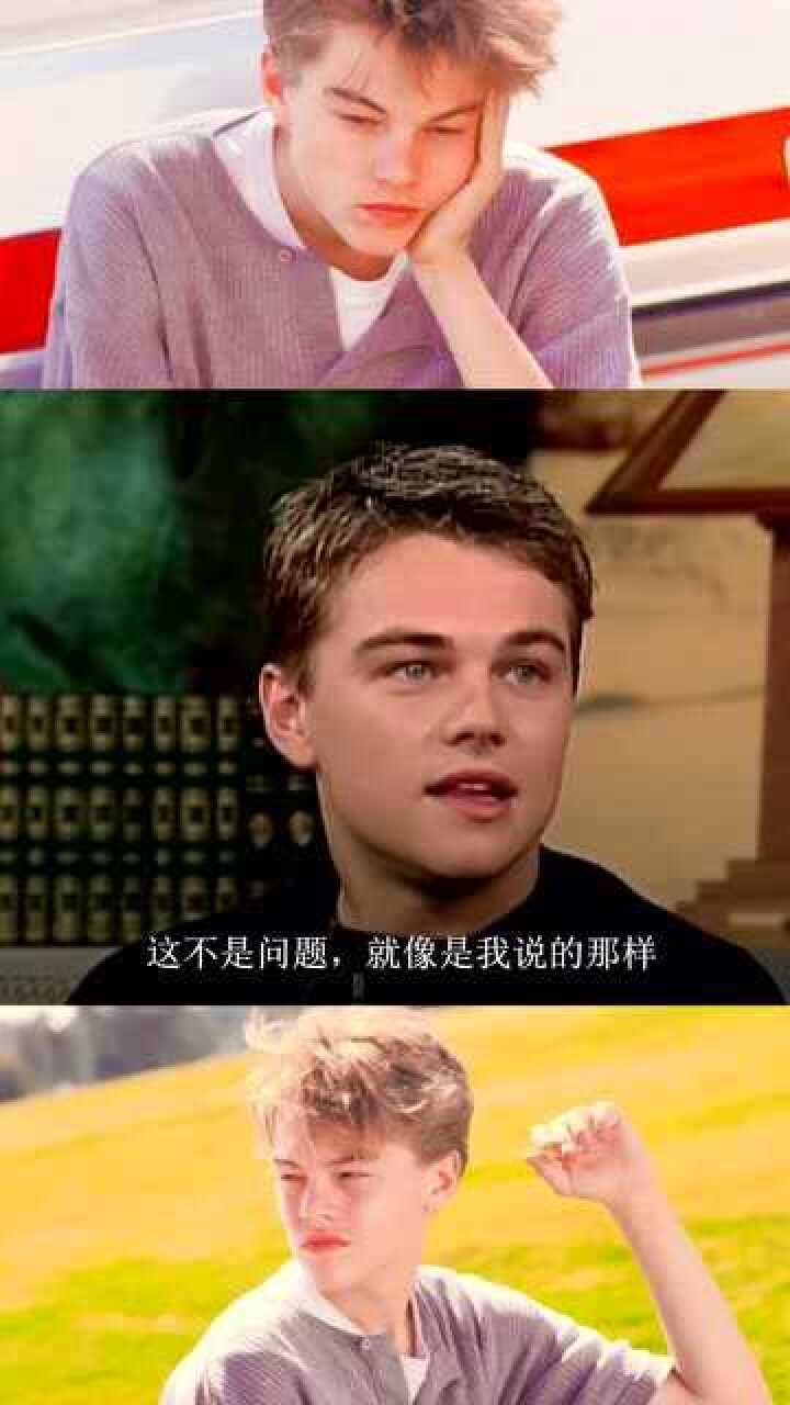 小李子莱昂纳多采访合集从小到大都很有深度成功不是没有原因