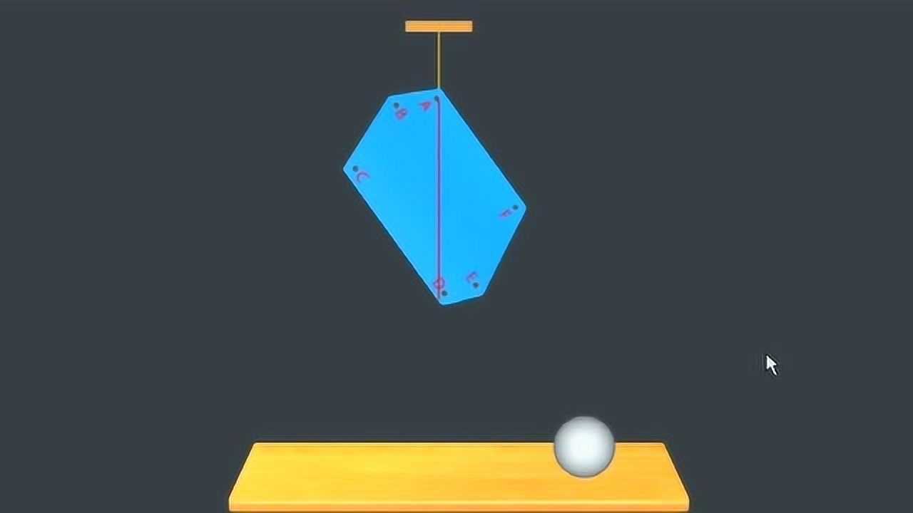 【物理实验】悬挂法确定薄板重心