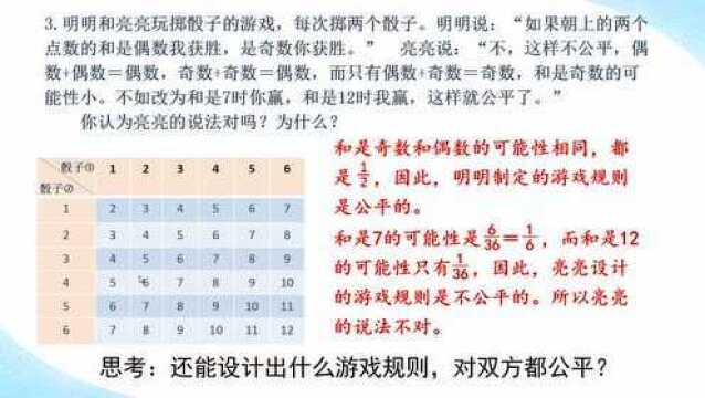 4.20六年级数学《可能性》