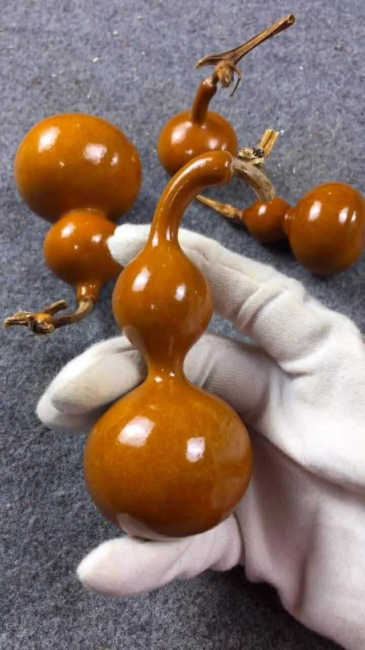 手盘小葫芦盘起来就停不下,盘完以后简直太漂亮了