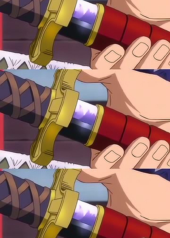 盘点动漫里那些拔剑的瞬间收剑的姿势帅到我了气势很是到位