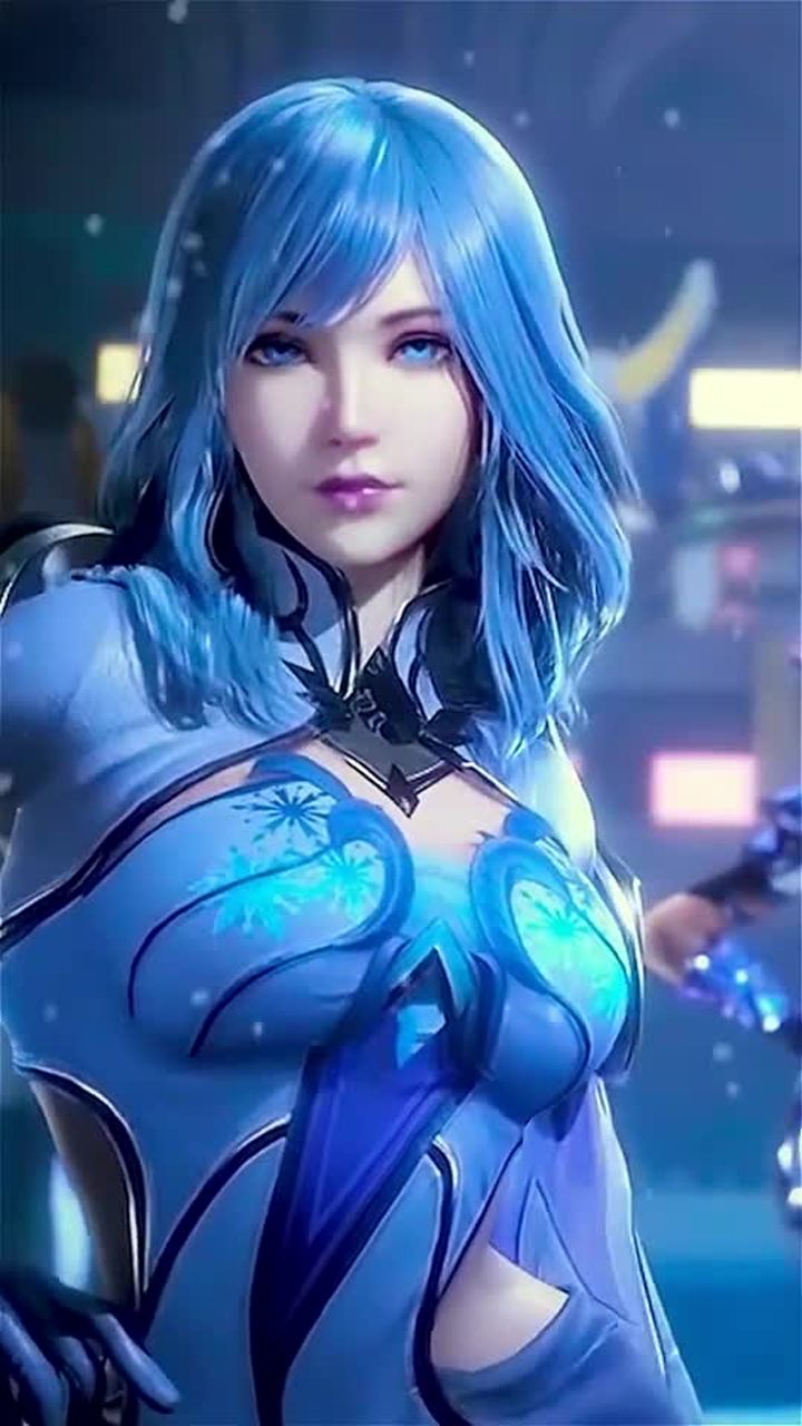 国漫剪辑斗罗大陆最高清的水冰儿壁纸水冰儿_腾讯视频