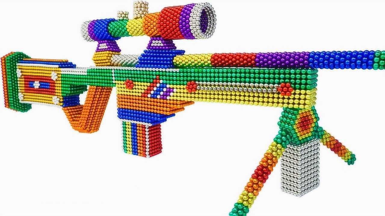 牛人用巴克球打造awm狙击枪自带八倍镜成品太惊艳了