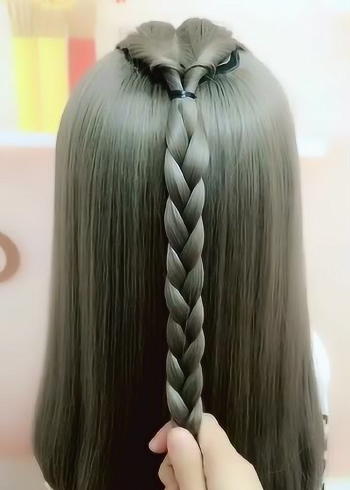扎发发型:麻花辫这样扎,扎出女神霸气范,太漂亮了