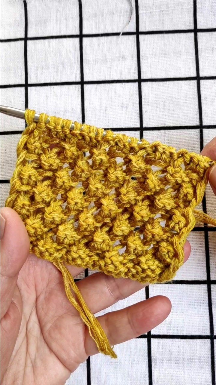 菠萝花发带的织法教程图片