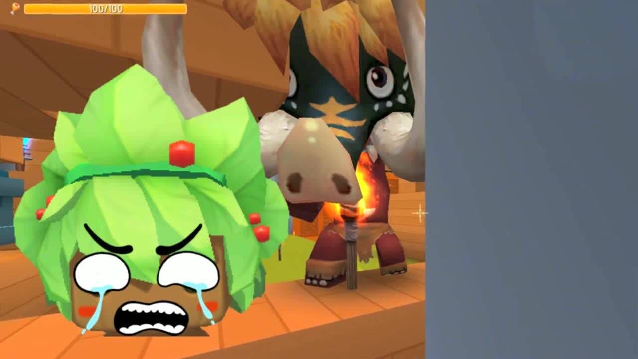 迷你世界二狗子:狗蛋讨好怪物去找兄弟麻烦,连城门都为它打开