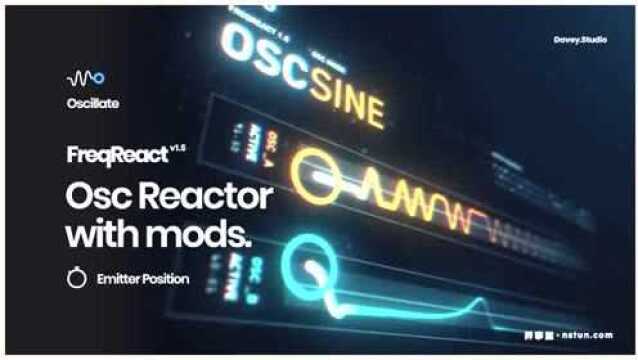 音乐节奏可视化AE插件FreqReact v1.5 Win/Mac