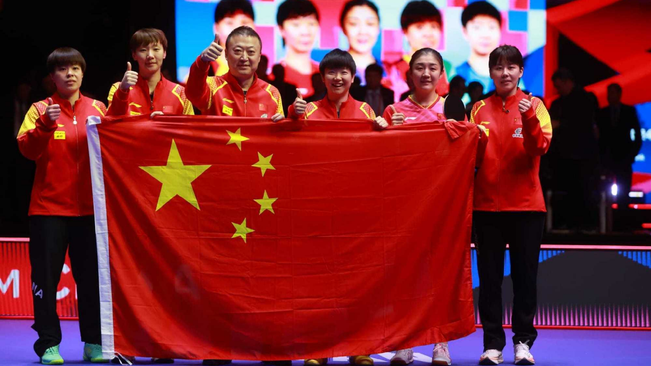 国乒高举国旗!马琳如释重负,刘国正盛赞孙颖莎,给足王艺迪颜面