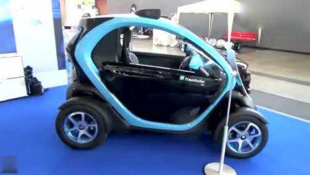 实拍雷诺Twizy电动车