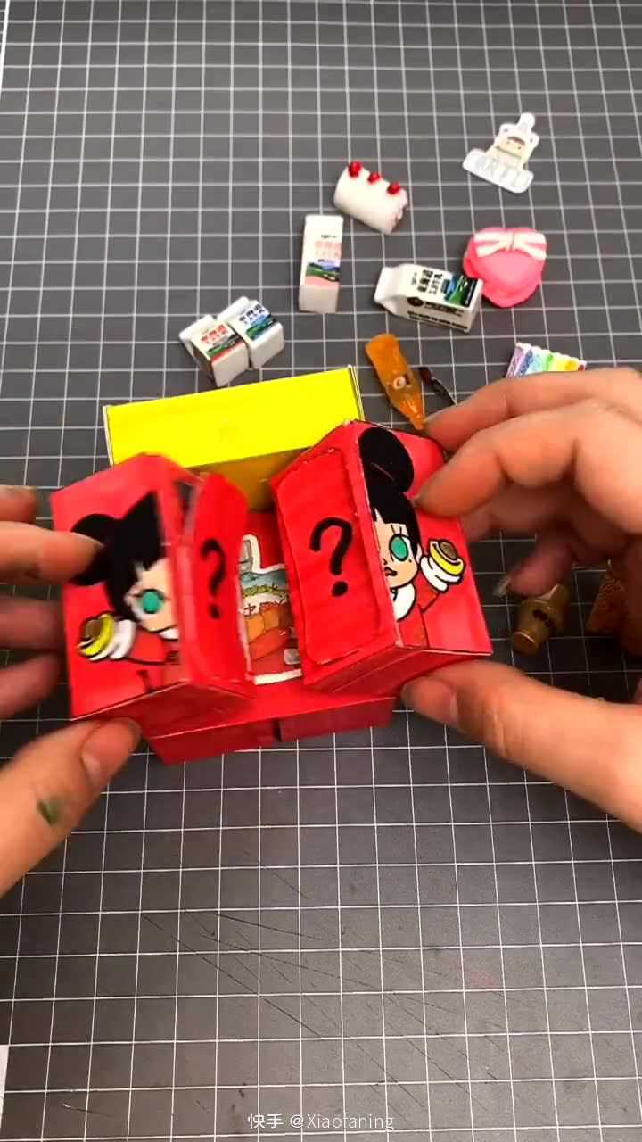 迷你叠叠撕撕乐盲盒吉祥如意鼠盲盒小凡手工