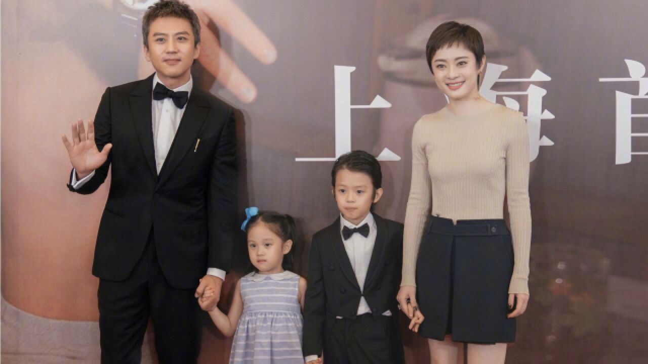 孙俪邓超夫妇为孩子庆生,女儿打扮像公主,儿子大长腿超抢眼
