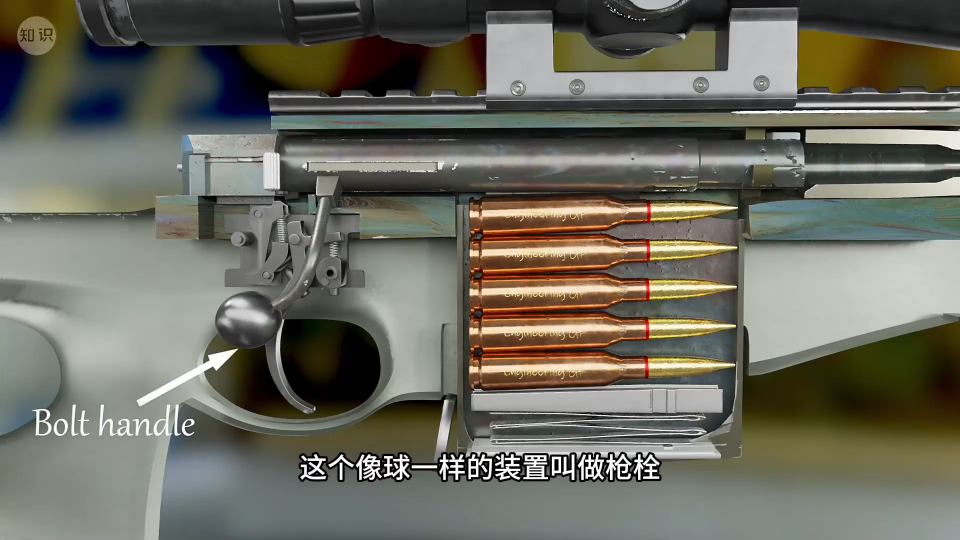 awm狙击步枪内部构造揭秘!绝密科技曝光,1500米精准射程惊人!