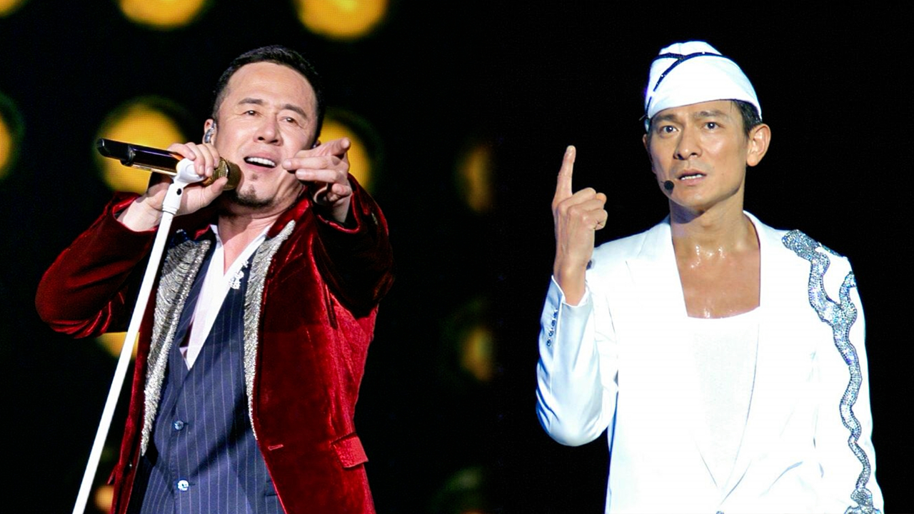 当杨坤遇上刘德华,同唱一首歌,伴奏突然消失,谁更厉害点
