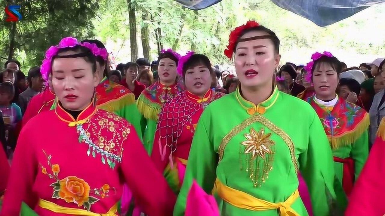 农村庙会唱小曲,曹王社火《十盏灯》,最好听的民间小调