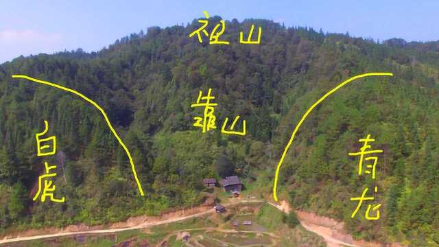 左青龙右白虎,背有大靠山,祖山守护,这个房子才真正的风水宝地