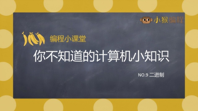 计算机小知识二进制