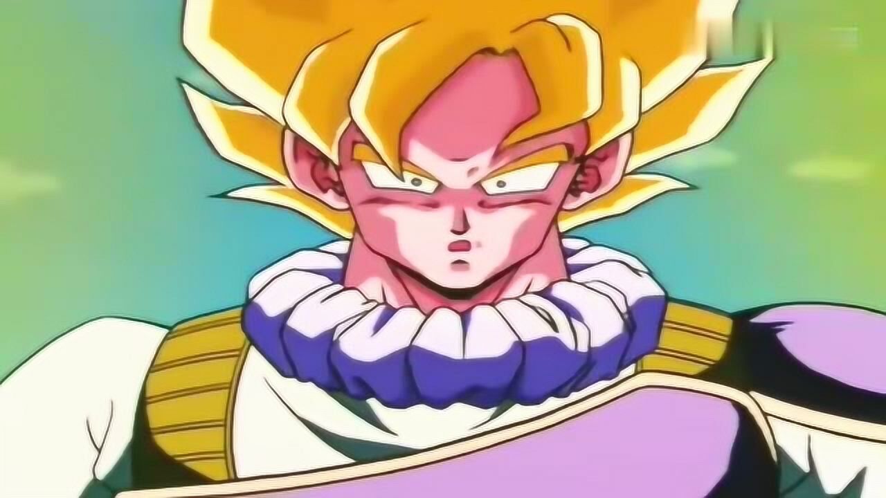 龙珠z:特兰克斯试探悟空的实力,要求彼此都变身为超级赛亚人!