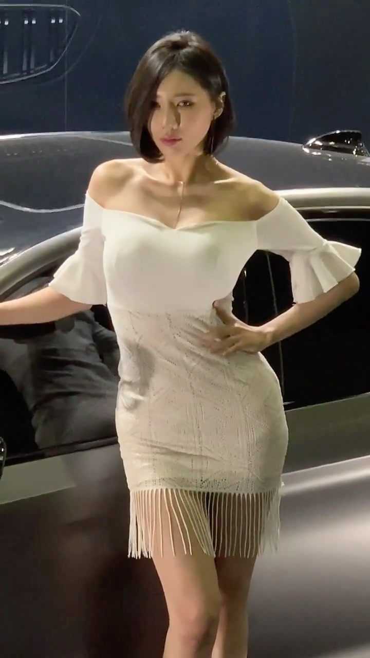 韩国车模一姐气质就是不一样