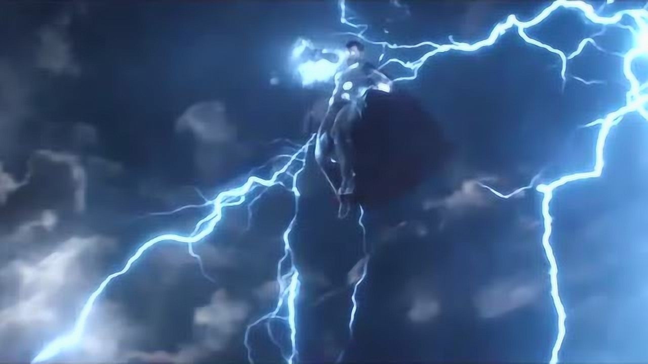 复联3雷神拿着斧头从天而降帅爆了