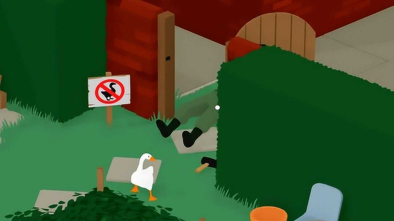 捣蛋鹅:大白鹅终于把农夫给玩死了