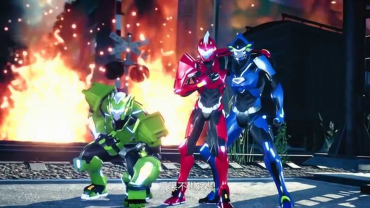 钢铁飞龙深蓝和炽焰在战斗中消耗了太多的体力现在无法再出战了