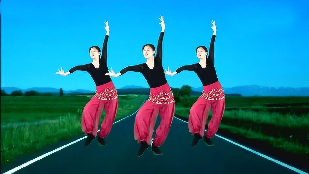 杨丽萍广场舞印度风情图片