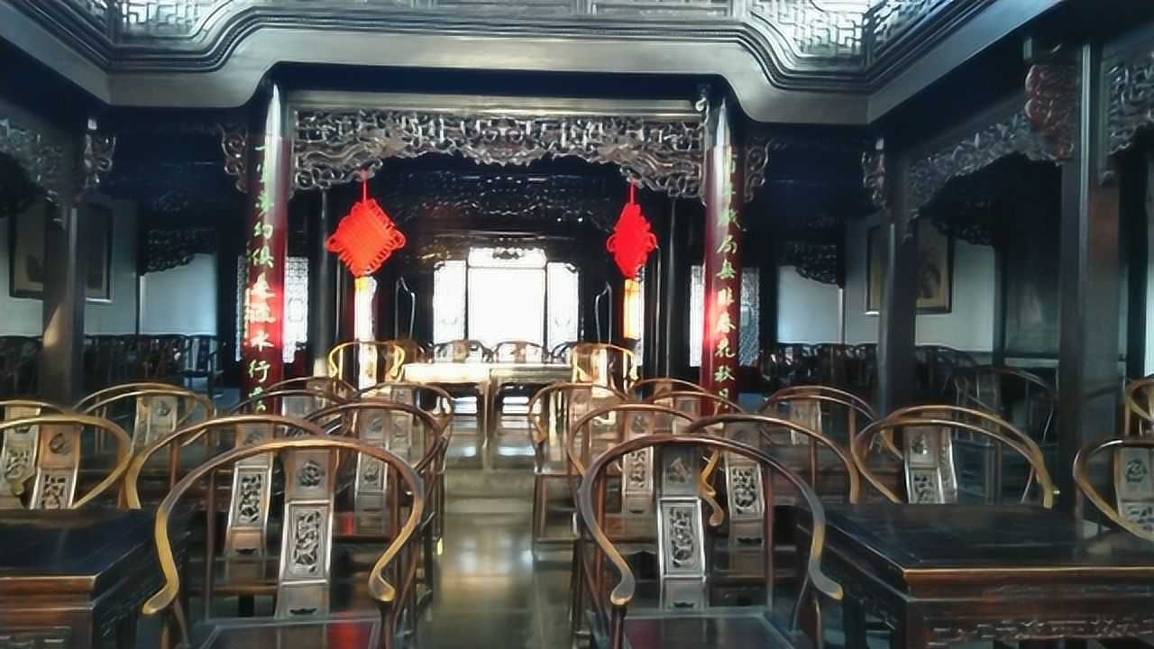 天津杨柳青石家大院大戏楼