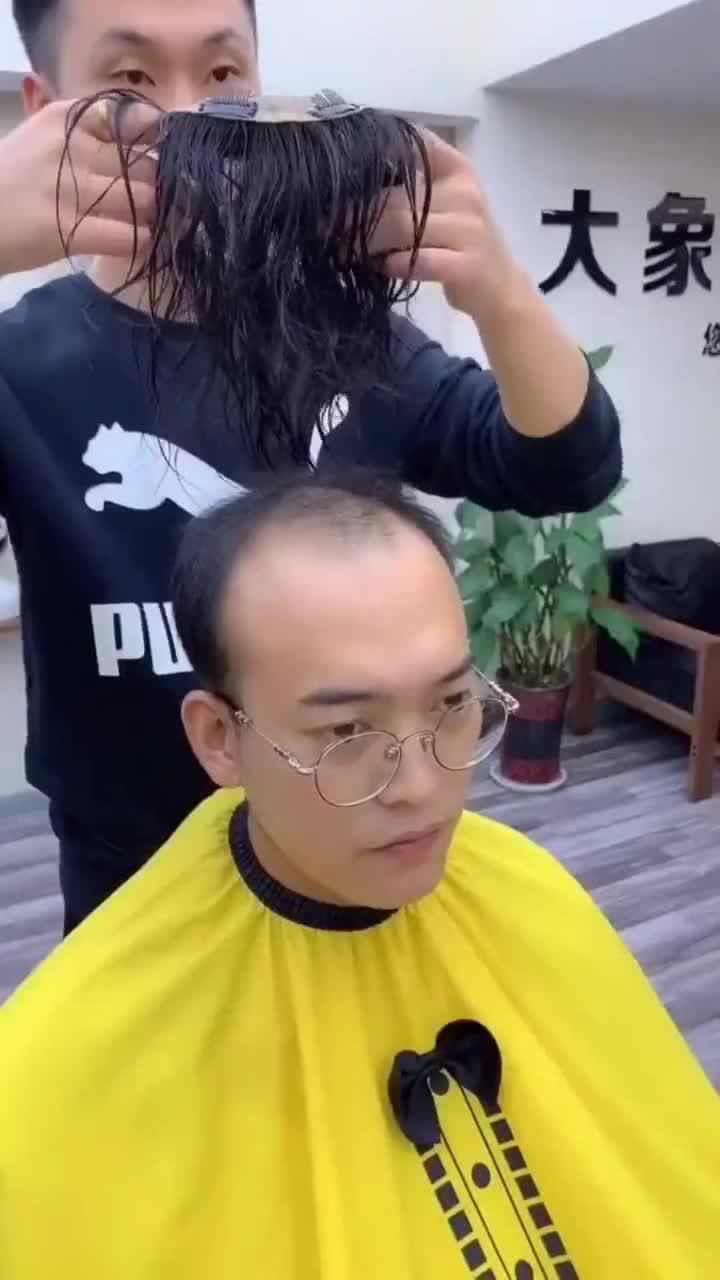 托尼老师剪头发图片
