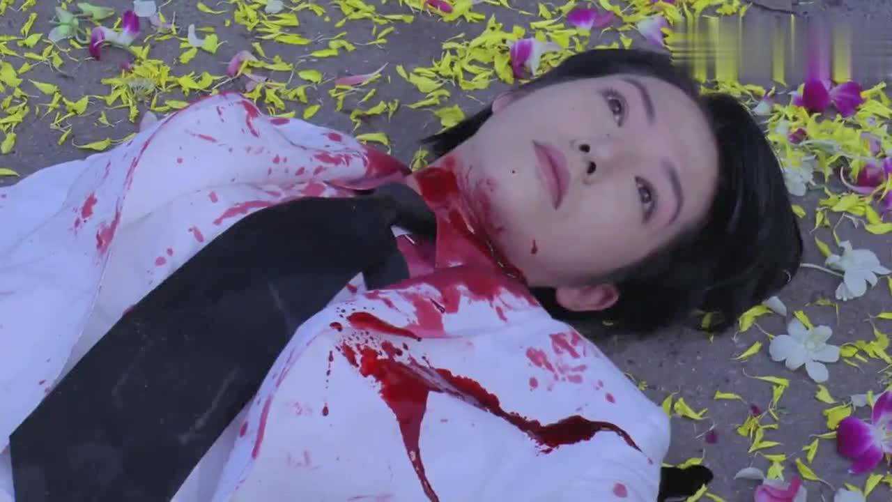 影视:白衣女子当众被人惨杀,临死前说的一句话令人心里发毛