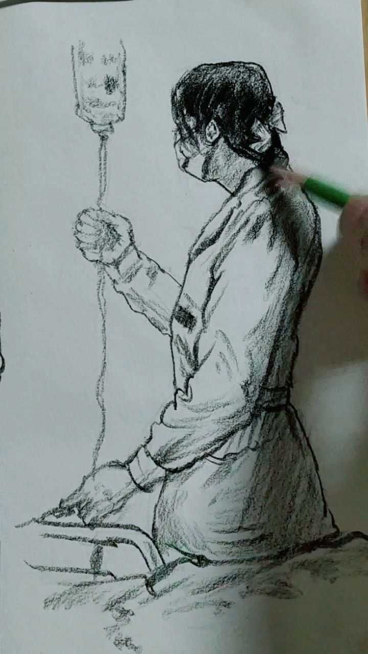 白衣天使 ,画画#美术生