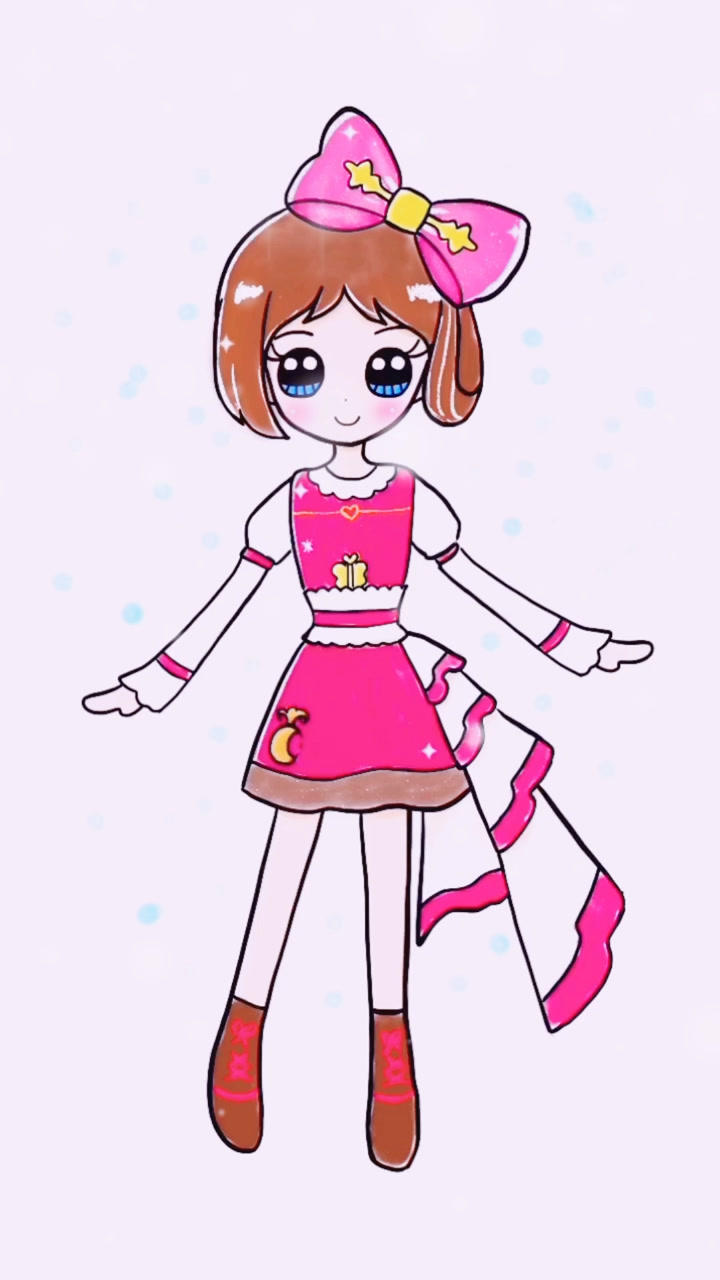 画叶罗丽简笔画卡通菲灵仙子_腾讯视频