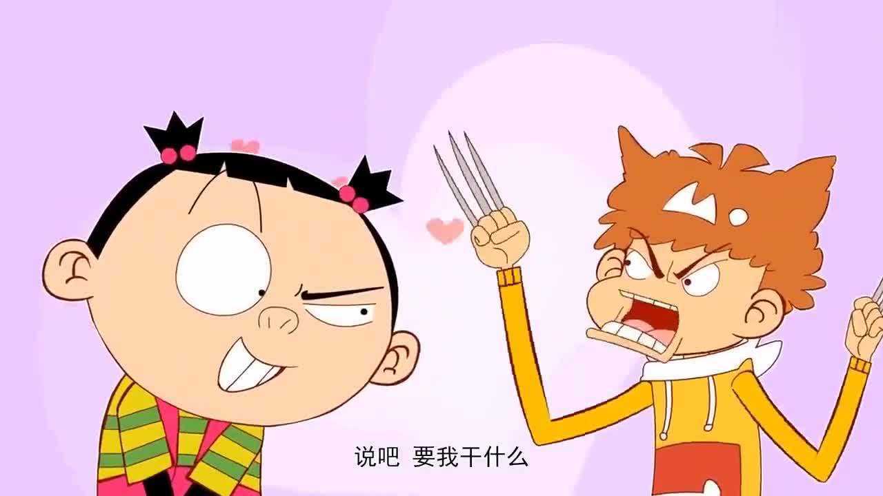 搞笑阿衰阿衰真贴心竟然给大脸妹刮腿毛就是效果差了点